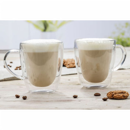 Cappuccino Gläser 2 Stk. 270 ml Transparent