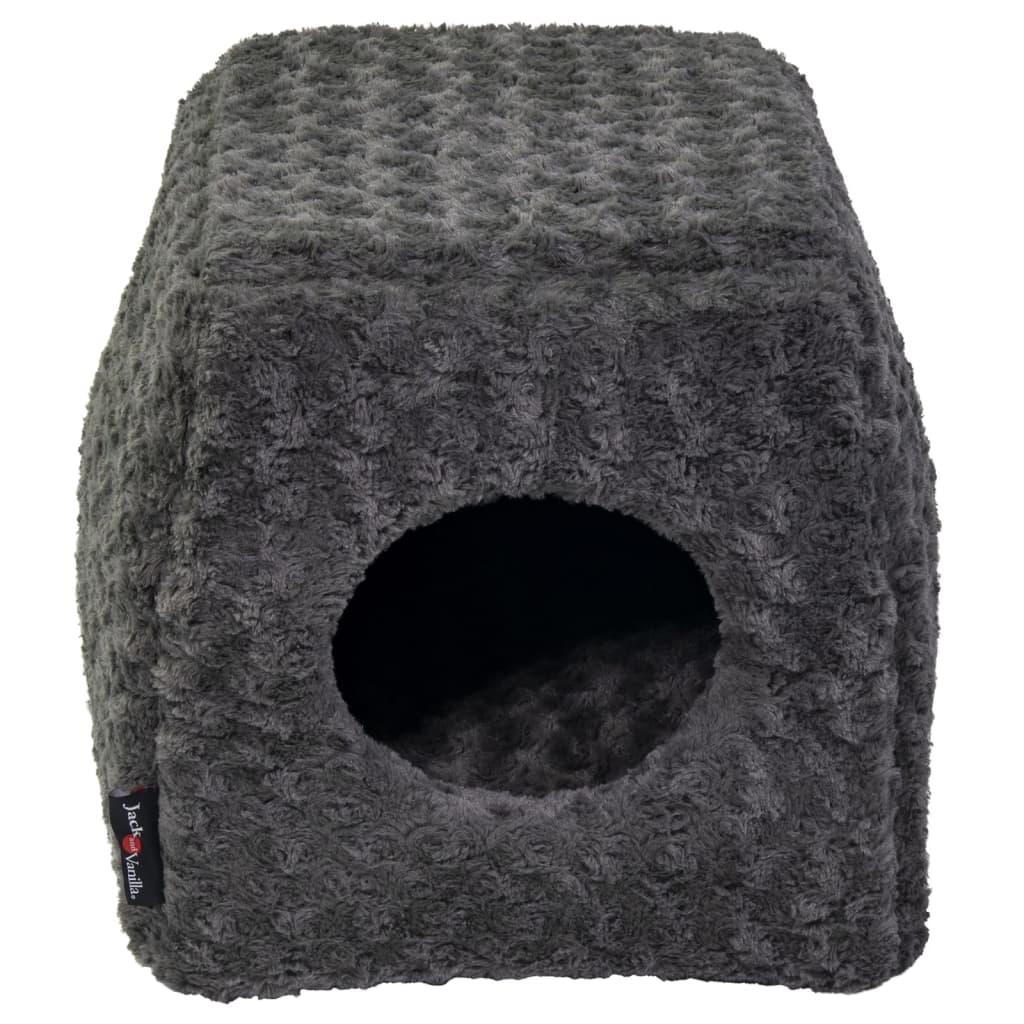 Jack and Vanilla Cuddly Cave Softy S 40x40x39 cm Rosette Gris