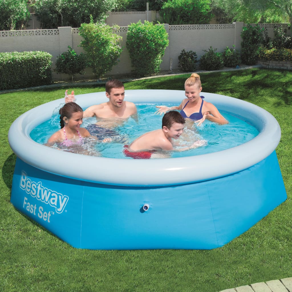 Bestway Fast Set Aufblasbarer Swimmingpool Rund 244x66 cm 57265