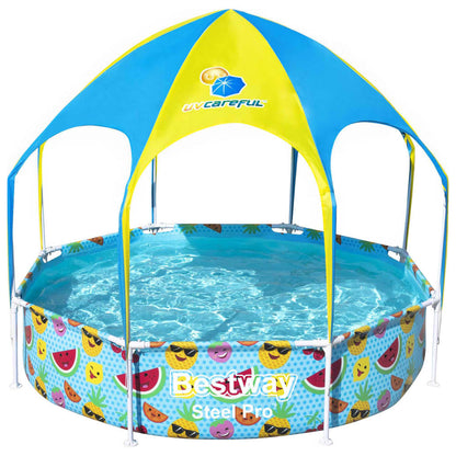 Bestway Steel Pro UV Careful Aufstellpool für Kinder 244x51 cm