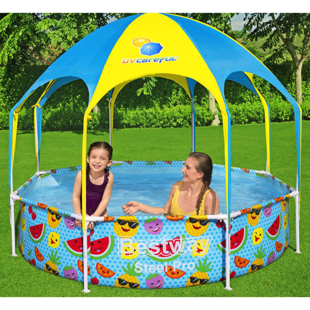 Bestway Steel Pro UV Careful Aufstellpool für Kinder 244x51 cm