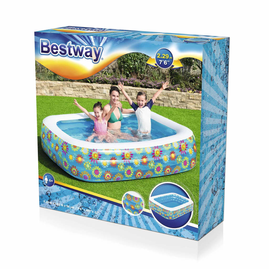 Piscina Infantil Hinchable Bestway Azul 229x152x56 cm