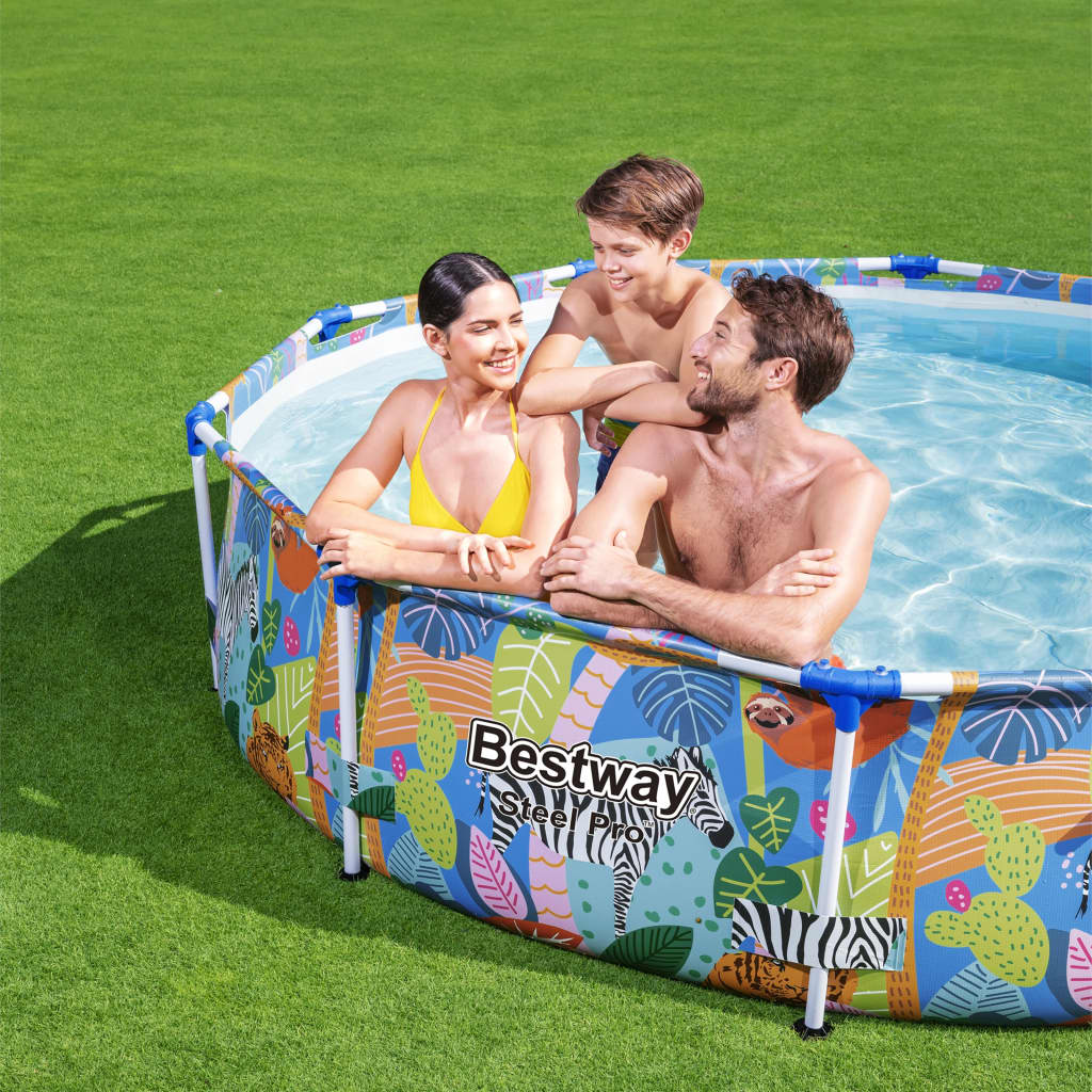 Bestway Piscine Steel Pro cadre 305×66 cm