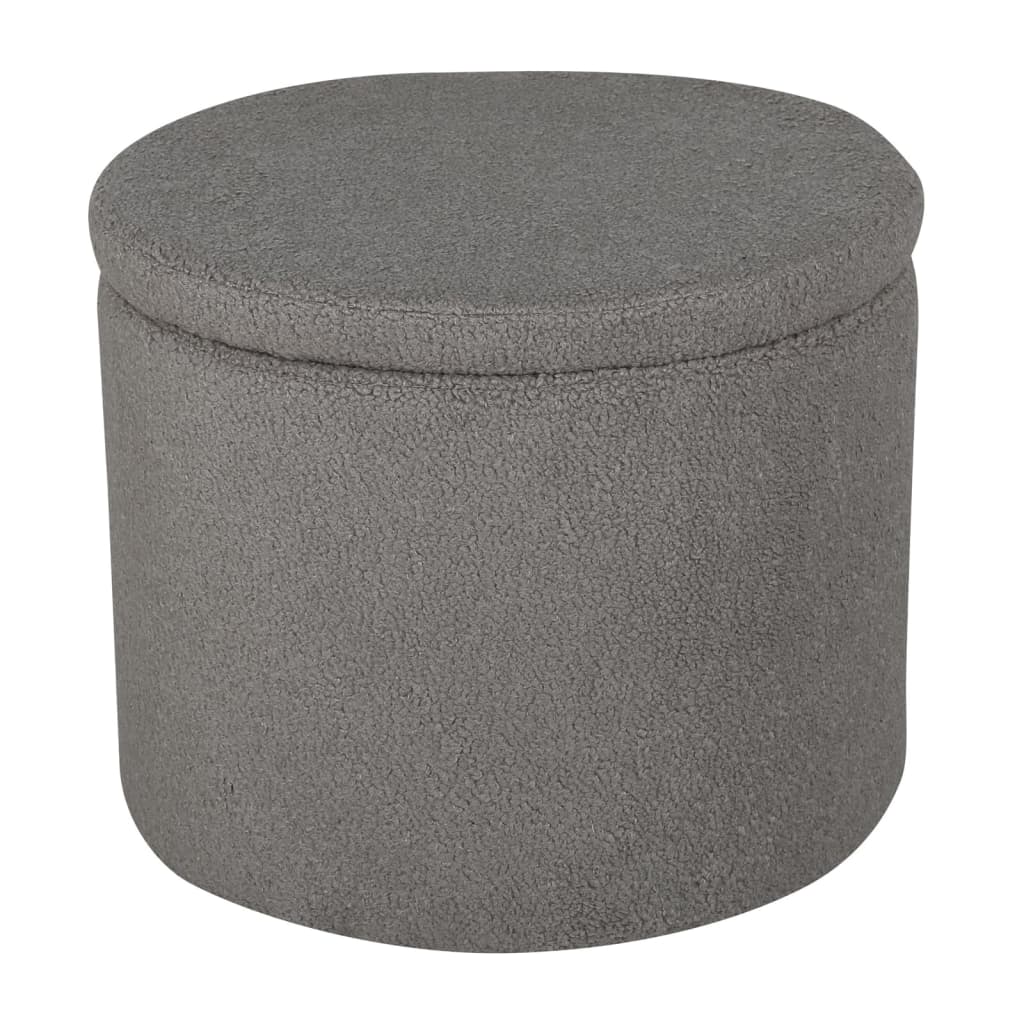 Venture Home Tabouret Dunken 51x51x43 cm Teddy Gris