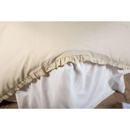 Venture Home Juego de ropa de cama Lias 200x150 cm algodón beige