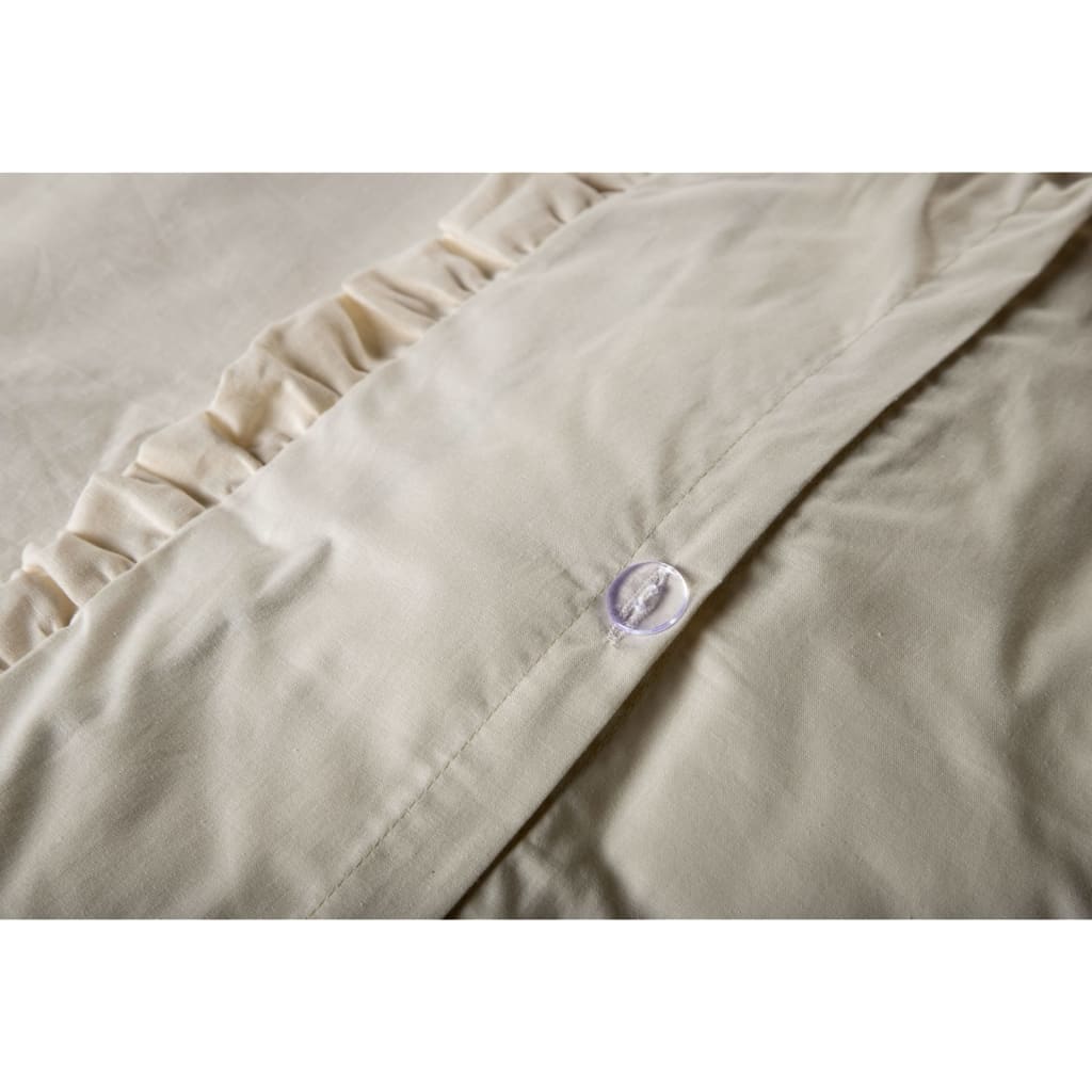 Venture Home Juego de ropa de cama Lias 200x150 cm algodón beige