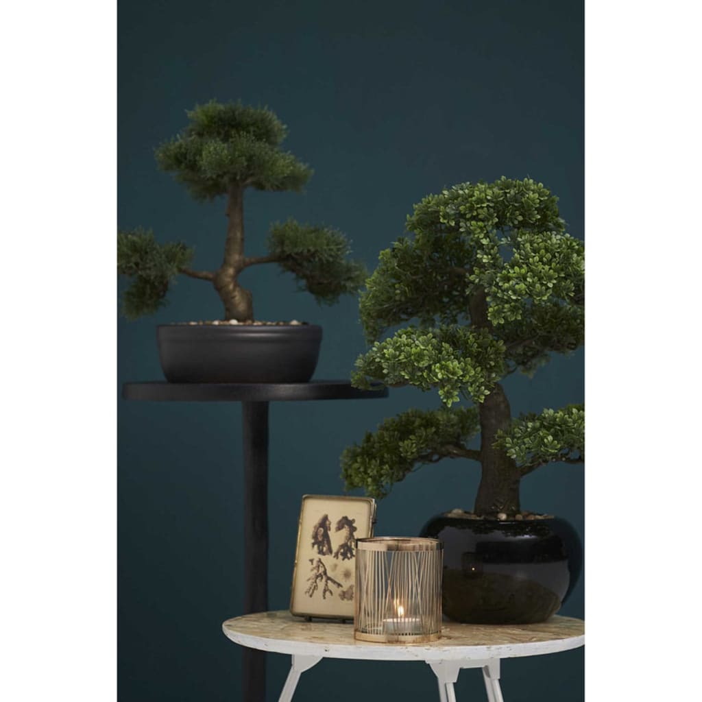 Emerald Kunstpflanze Bonsai Zeder Grün 32 cm 420001