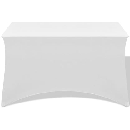 Nappe extensible 2 pièces 120 x 60,5 x 74 cm blanc