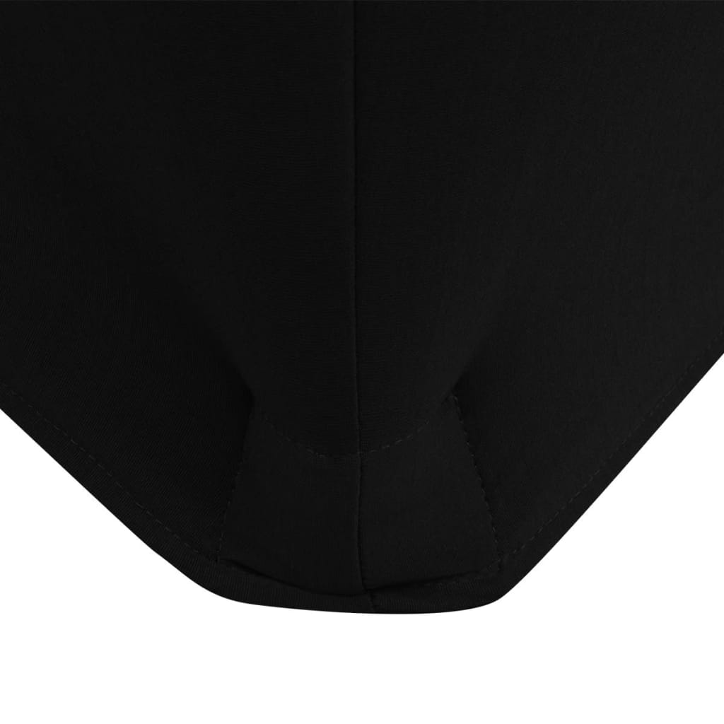 Nappe extensible 2 pièces 120 x 60,5 x 74 cm noir