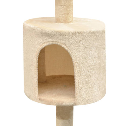 Arbre à chat 125 cm beige