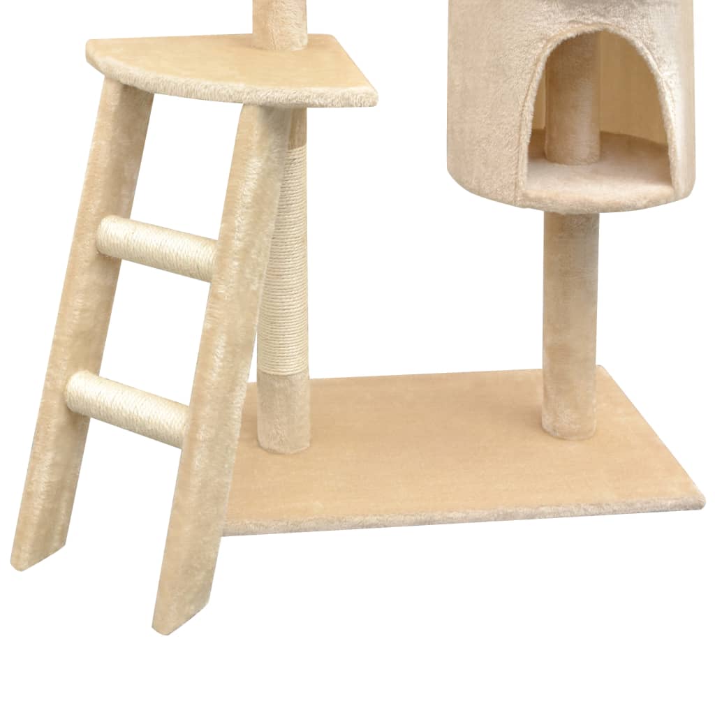 Arbre à chat en sisal 150 cm beige