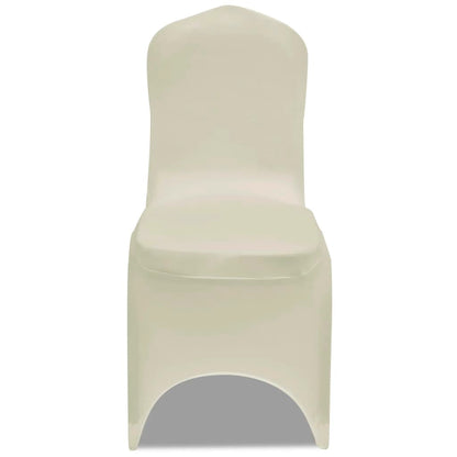 Stretch-Stuhlhussen 100 Stk. Creme