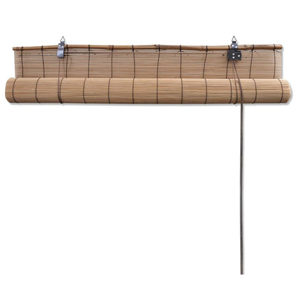 Store enrouleur en bambou 150x160 cm marron