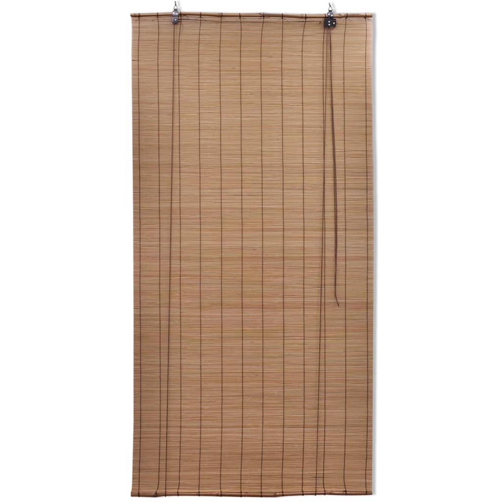 Store enrouleur en bambou 80x220 cm marron