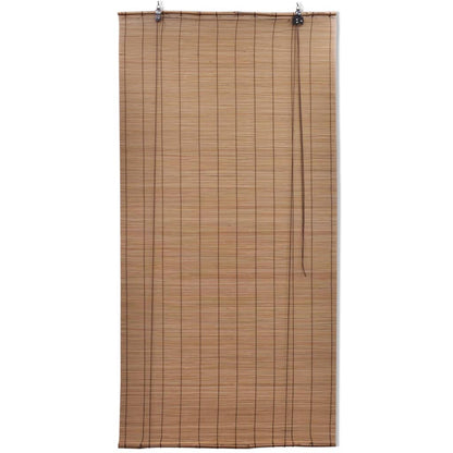 Store enrouleur en bambou 80x220 cm marron