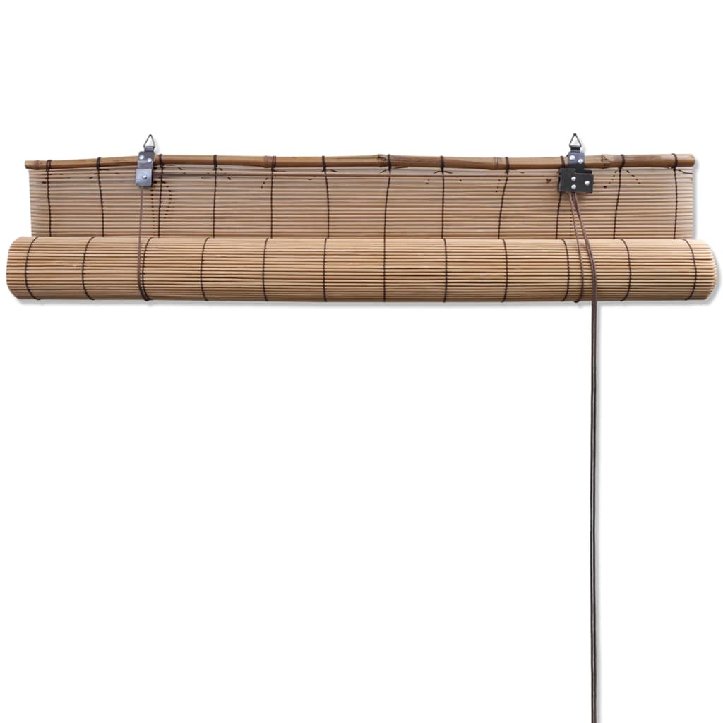 Store enrouleur en bambou 100x220 cm marron