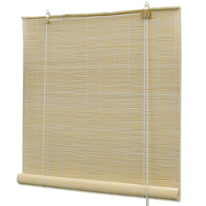 Estor enrollable de bambú 140x220 cm natural