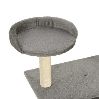 Rascador para gatos de sisal 95 cm gris