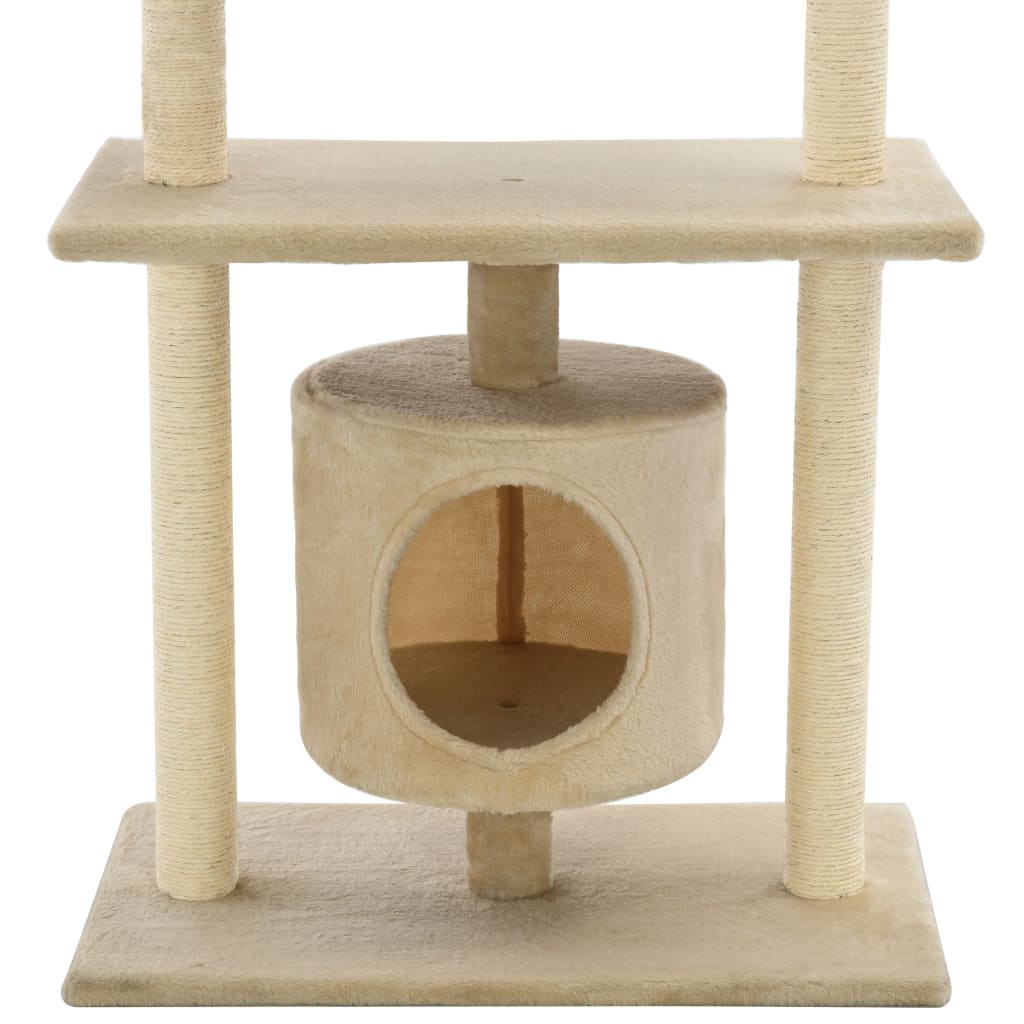 Arbre à chat en sisal 95 cm beige