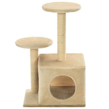 Arbre à chat en sisal 60 cm beige