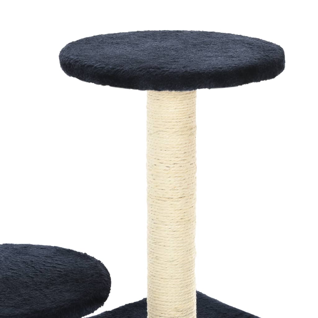 Arbre à chat en sisal 60 cm bleu foncé