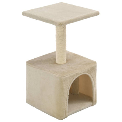 Arbre à chat en sisal 55 cm beige