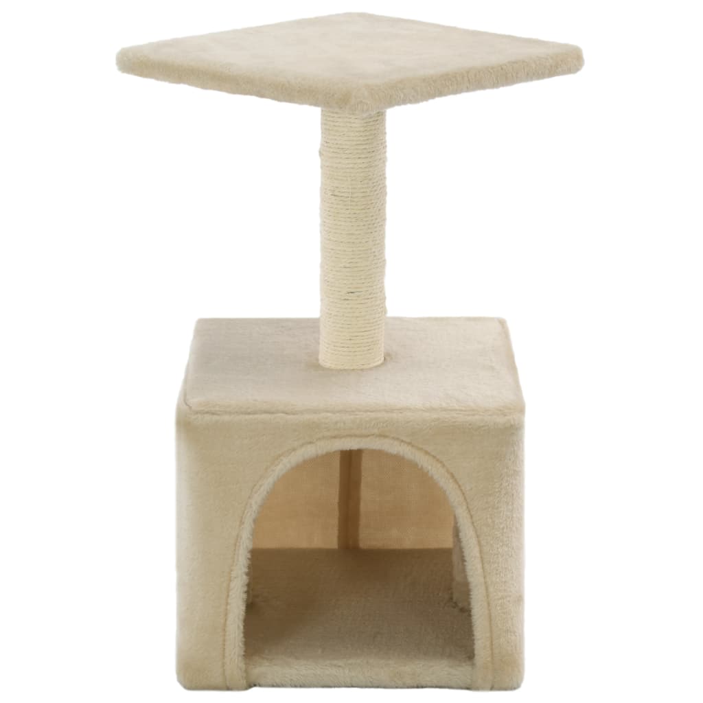 Arbre à chat en sisal 55 cm beige