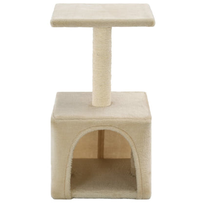 Arbre à chat en sisal 55 cm beige