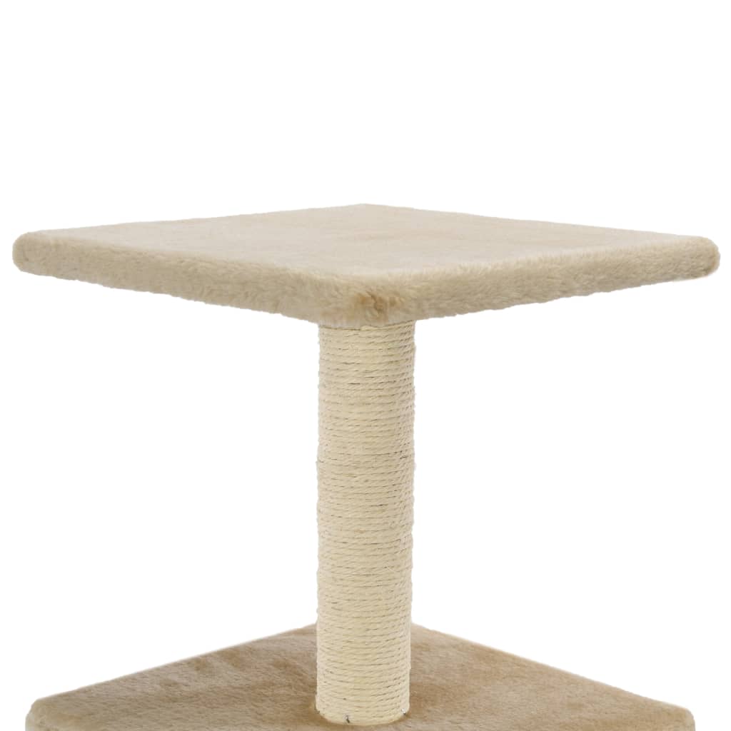 Arbre à chat en sisal 55 cm beige