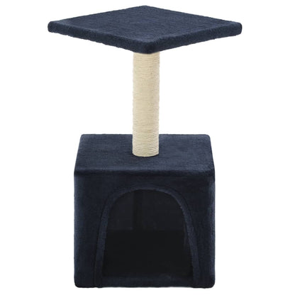 Arbre à chat en sisal 55 cm bleu foncé