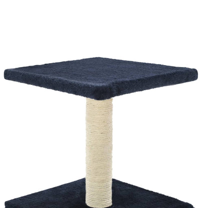 Arbre à chat en sisal 55 cm bleu foncé