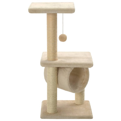 Arbre à chat en sisal 65 cm beige