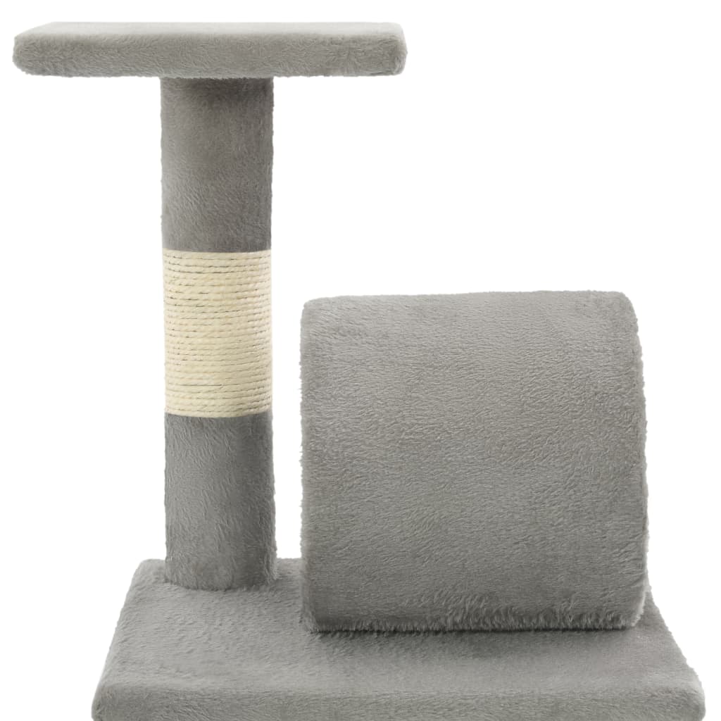 Rascador para gatos de sisal 65 cm gris