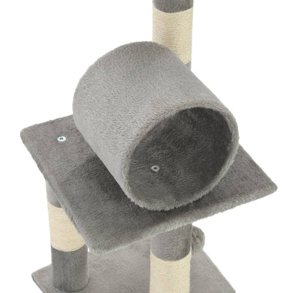 Rascador para gatos de sisal 65 cm gris