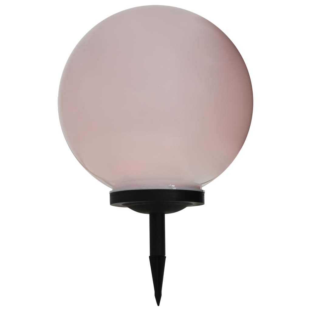 Lampe solaire d'extérieur LED sphérique 40 cm RGB