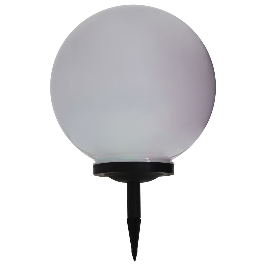 Lampe solaire d'extérieur LED sphérique 40 cm RGB