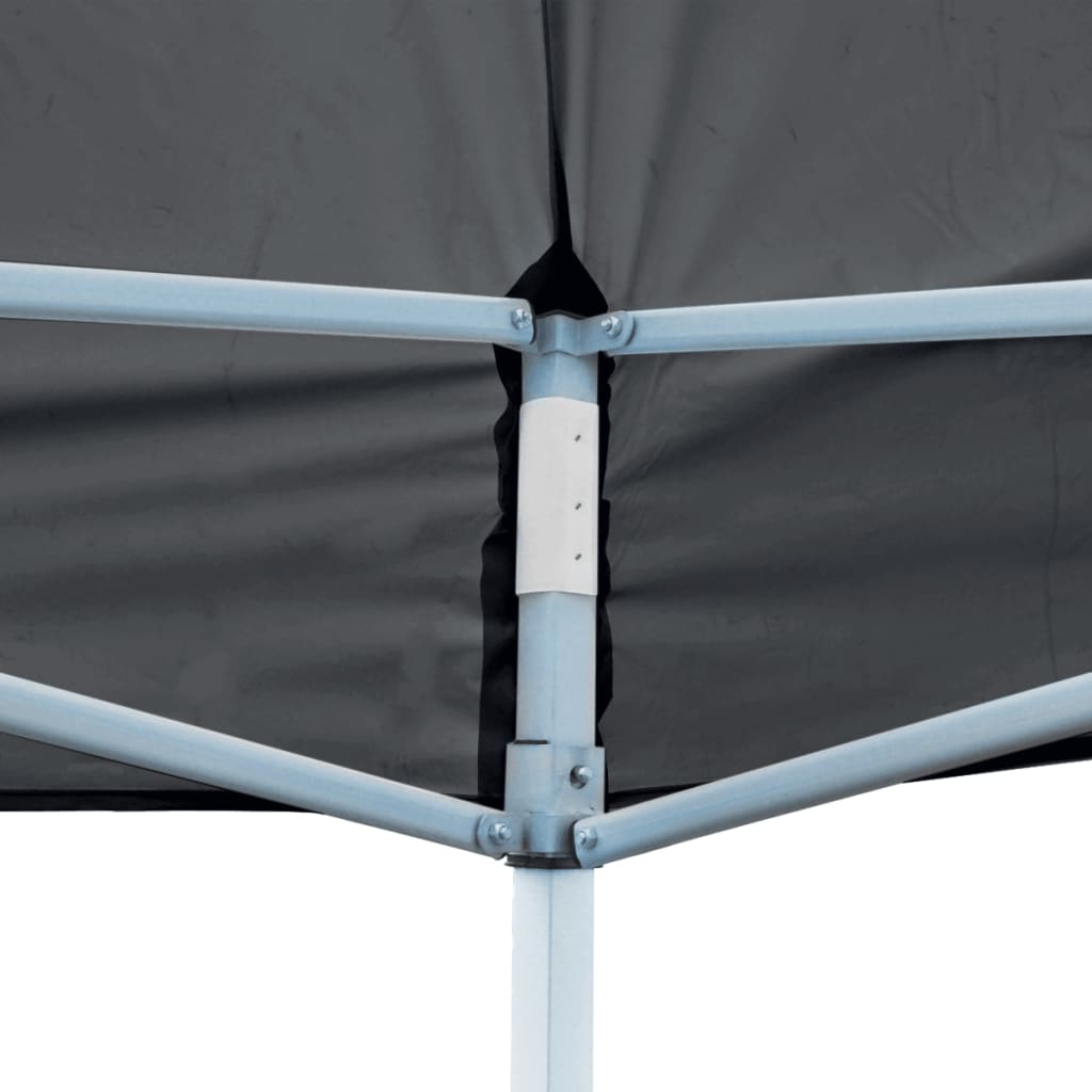 Tente de fête pop-up avec parois latérales pliable 3 x 6 m anthracite