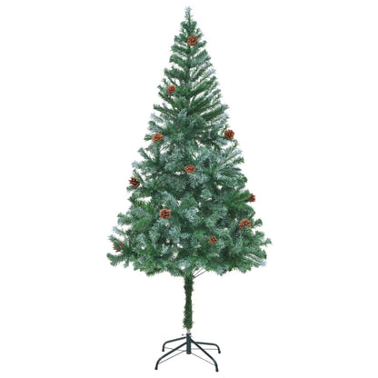 Künstlicher Weihnachtsbaum mit Tannenzapfen 180 cm