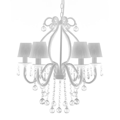 Lustre avec 2300 cristaux blancs