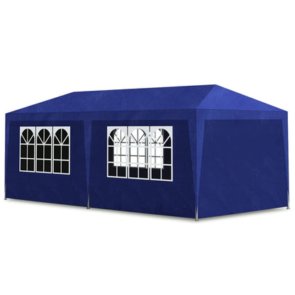 Carpa para fiestas 3x6 m azul