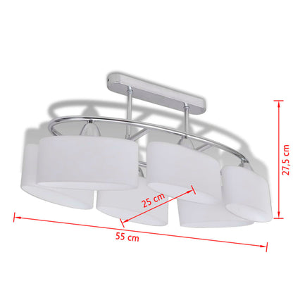 Éclairage plafonnier lampe plafonnier 6 x E14