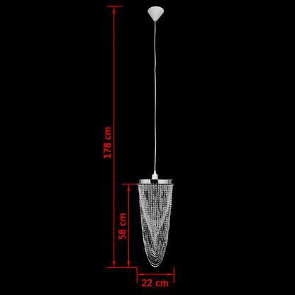 Kristall Anhänger Kronlampe 22 x 58 cm