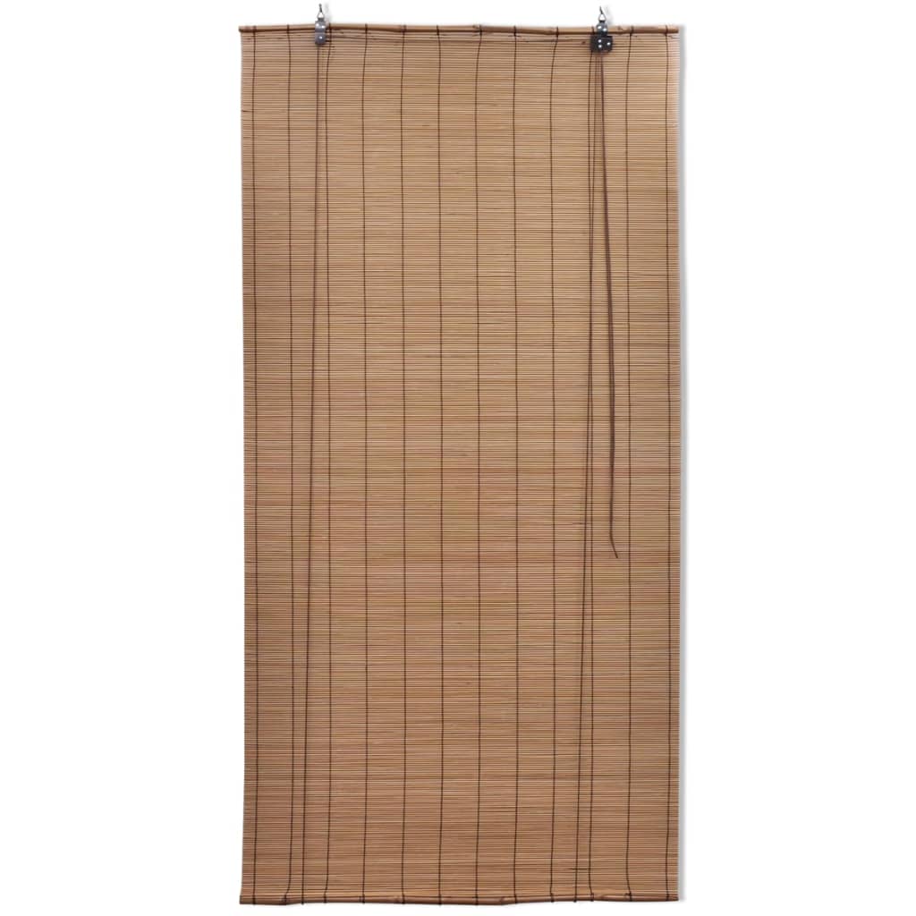 Store enrouleur en bambou marron 120x160 cm