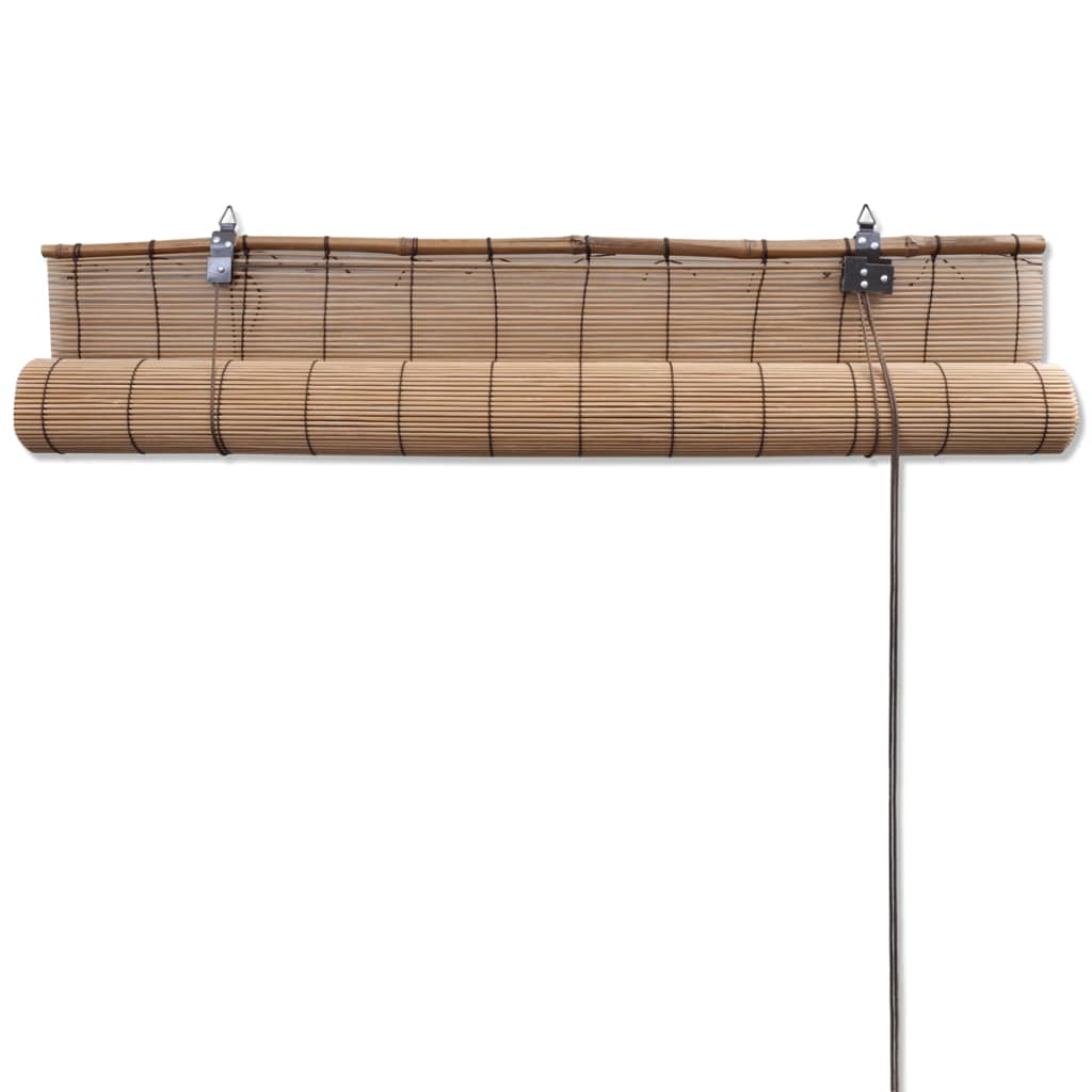 Store enrouleur en bambou marron 120x160 cm