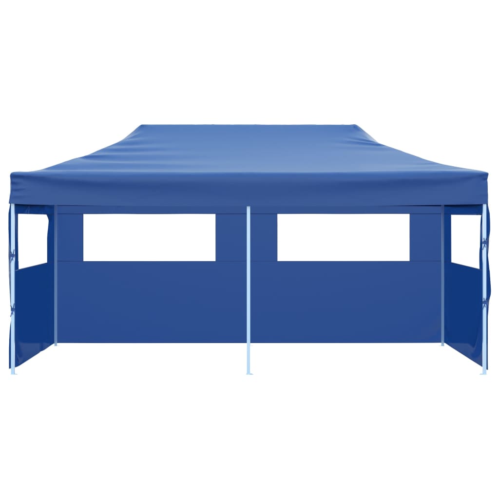 Pop-Up-Partyzelt Faltbar Blau 3×6 m