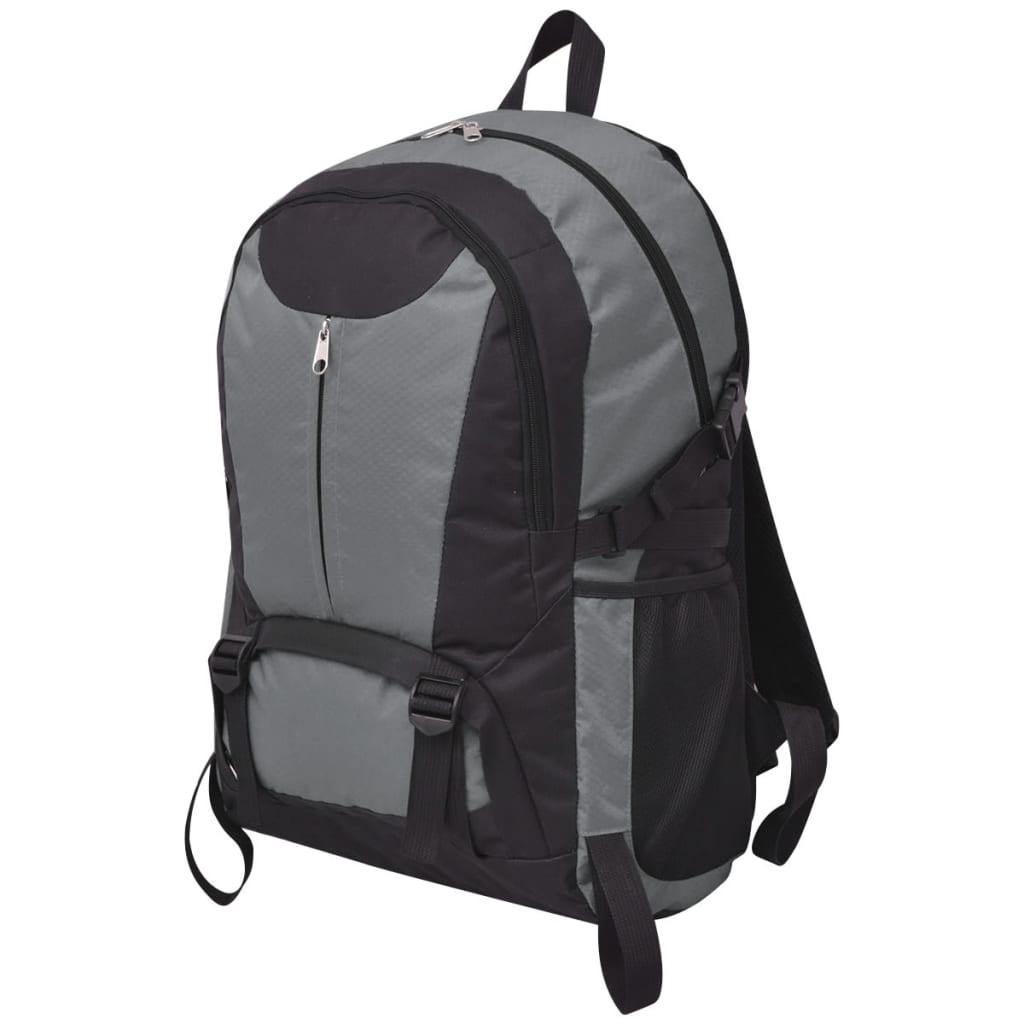 Wanderrucksack 40 L Schwarz und Grau