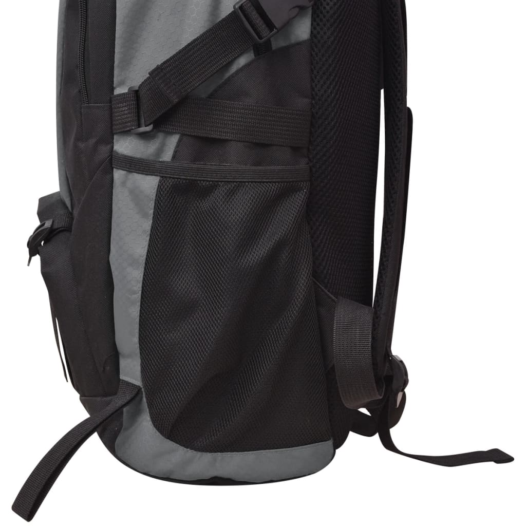 Wanderrucksack 40 L Schwarz und Grau