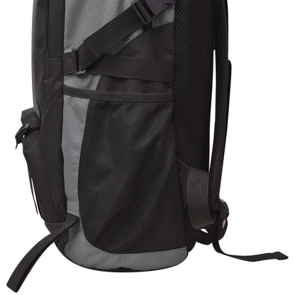 Wanderrucksack 40 L Schwarz und Grau