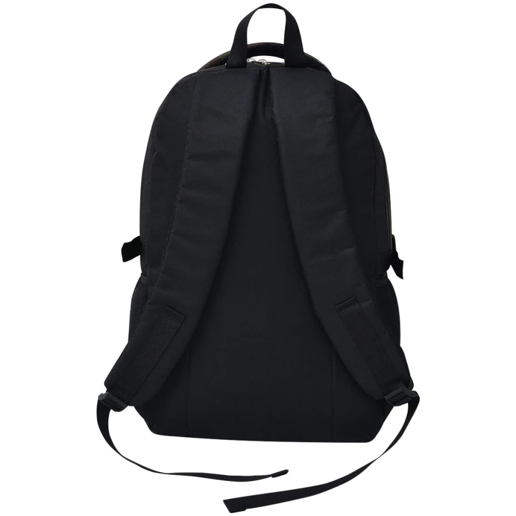 Schulrucksack 40 L Schwarz und Tarnfarbe