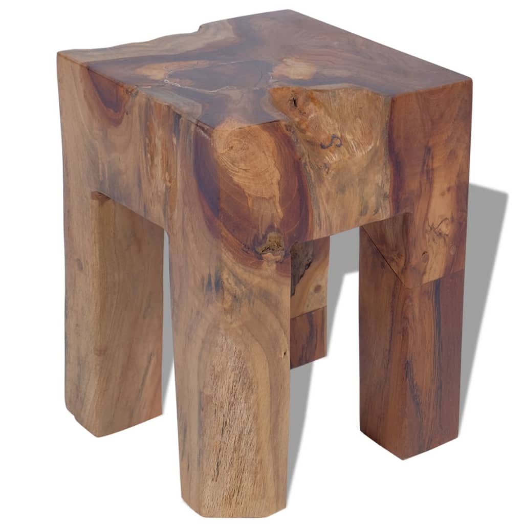 Hocker Massivholz Teak